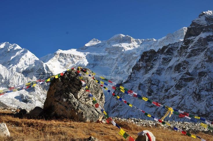 The approach to Kanchenjunga base camp in far-eastern Nepal
