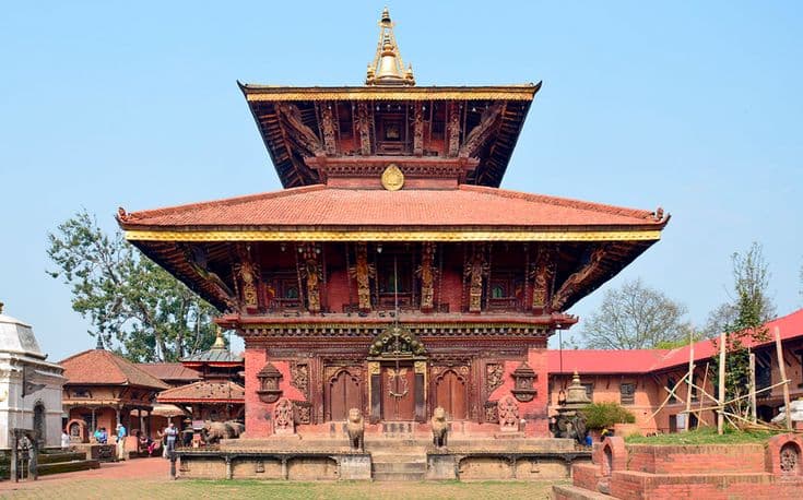 Changu Narayan, whose 464 CE inscription is the oldest dated record of the Licchavi period